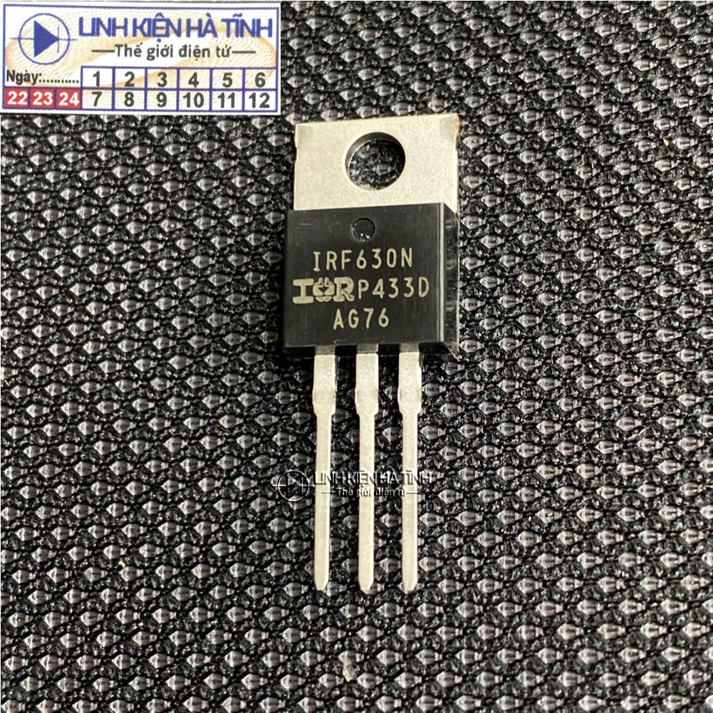 5 ใหม่นําเข้า Mosfet IRF630N IRF630 TO-220 200V 9.5A -BM16