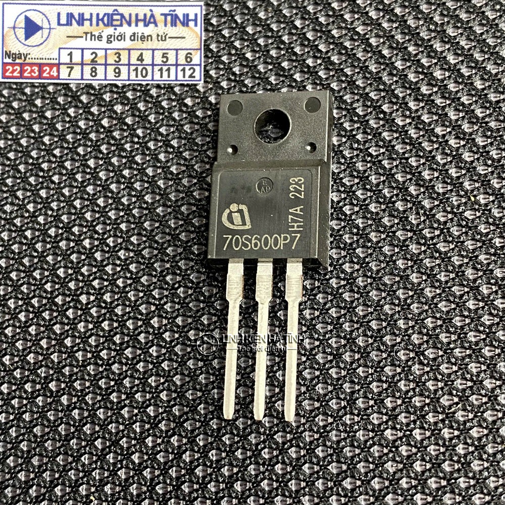2 Mosfet IPA70R600P7S 70S600P7 70S600 TO-220F ใหม่เอี่ยม