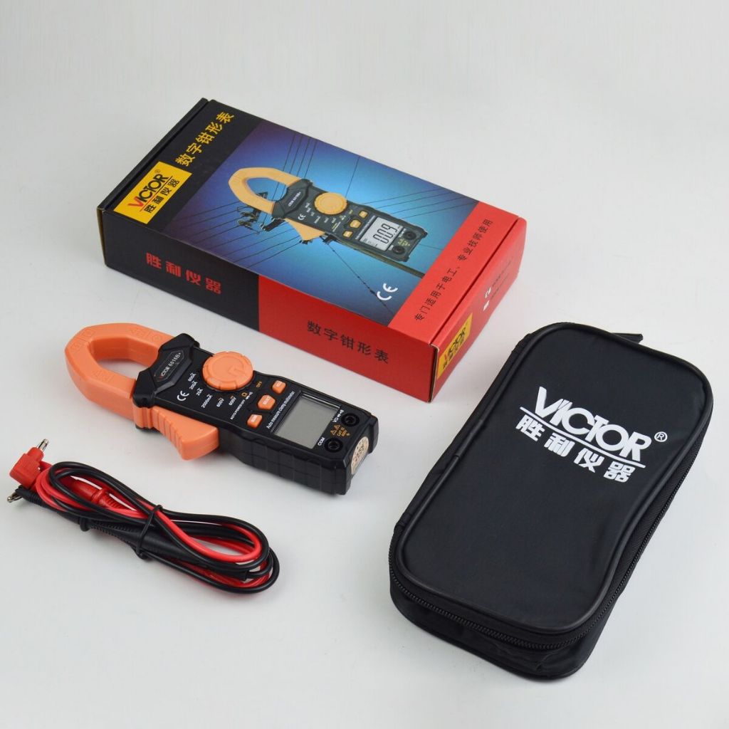 [ VICTOR 6016B+ ] แคลมป์มิเตอร์ราคาถูกแท้ VICTOR 6016B+