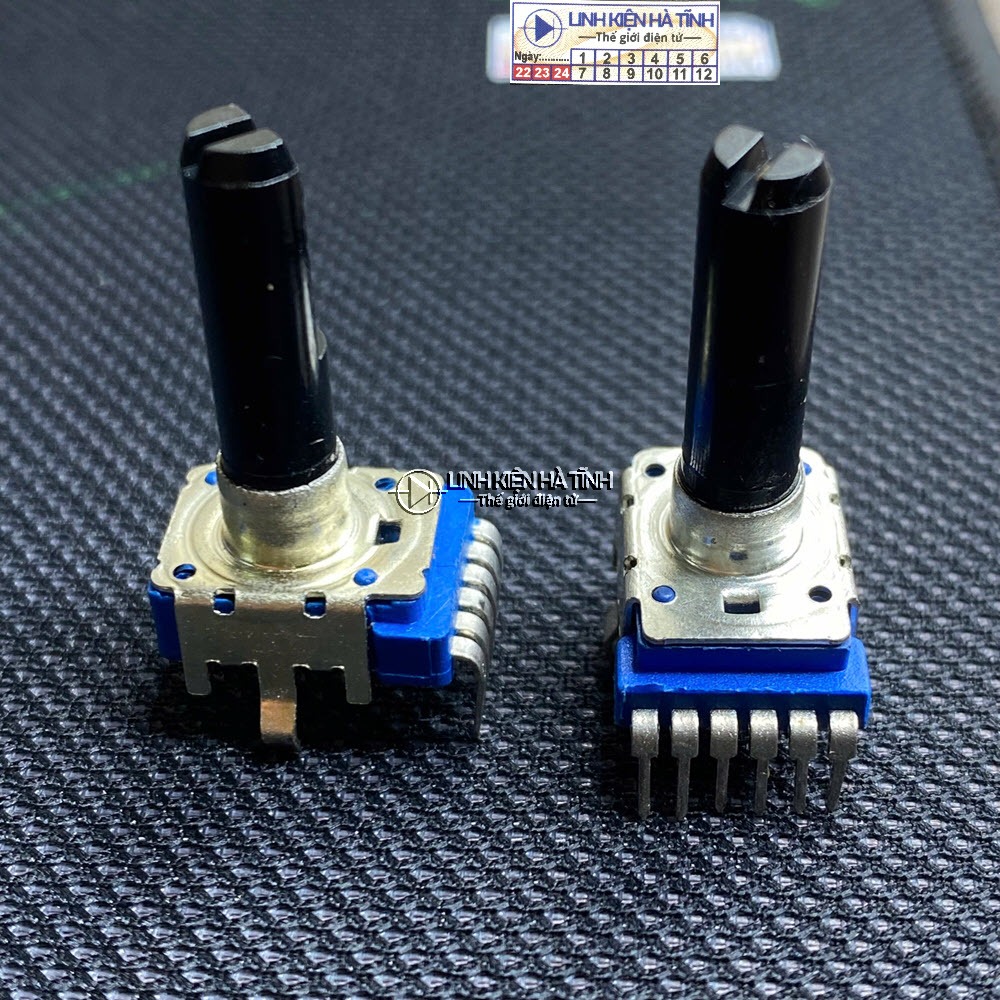2 ชิ้นเสียง potentiometer 6 พินดิจิตอลเสียงสะท้อน potentiometer สกรูประเภท A10K/A20K/B50K/B10K/B20K 