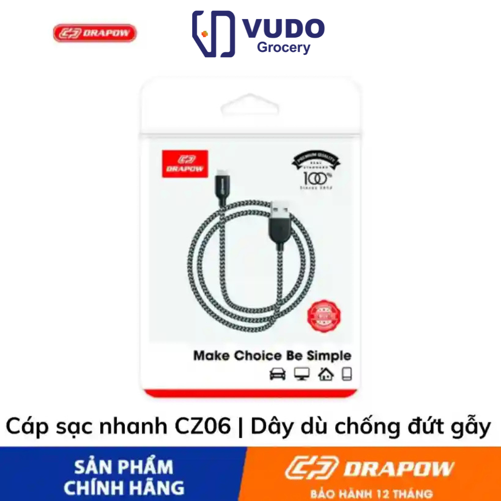 CZ06 สายชาร์จเร็วสําหรับไอโฟนพร้อมสายร่มชูชีพกันแตกหัก