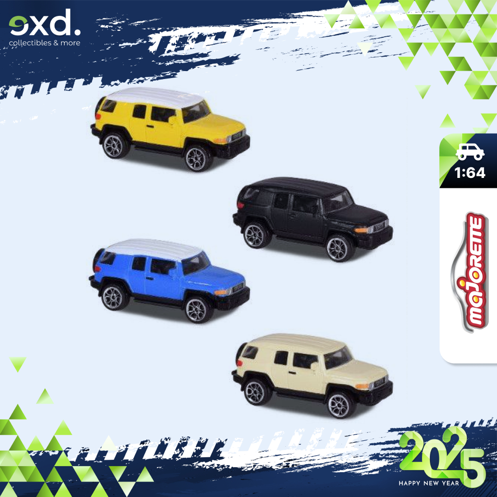 Toyota FJ Cruiser 1:64 | MAJORETTE | FJ Series | Diecast Classic SUV ของเล่นสะสม 100% ใหม่
