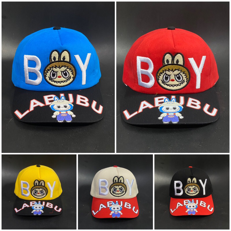 BOY HAT สําหรับ CHILDREN 2-6 ปี OLD - EXTREMELY CUTE BOY EMBROIDERED COLOR PATCH HAT สําหรับเด็ก