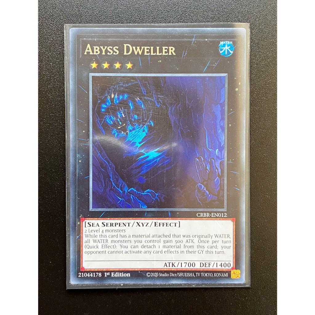 YMS - [การ์ด Yugioh]-[TCG-UK] - CRBR-EN012 - Abyss Dweller - Rare 1st Edition