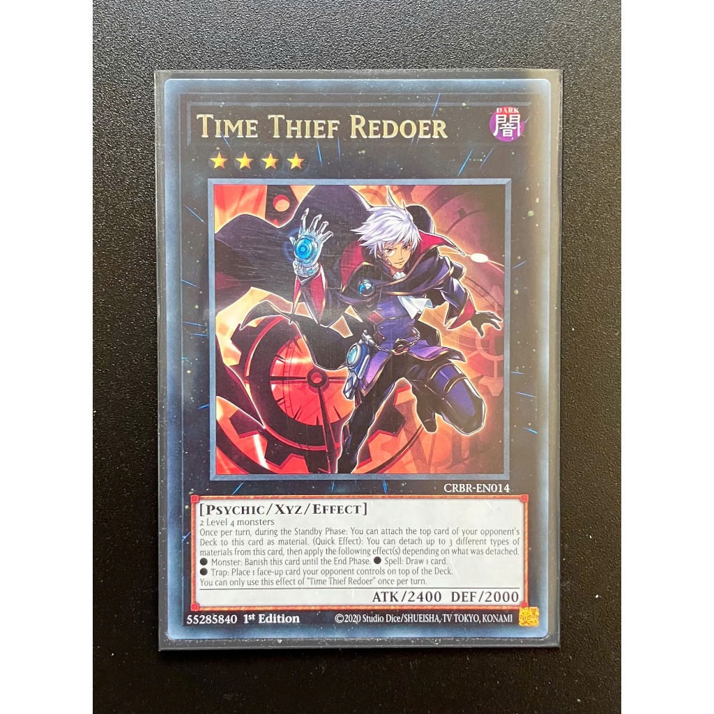 YMS - [การ์ด Yugioh]-[TCG-UK] - CRBR-EN012 - Time Thief Redoer - Rare 1st Edition