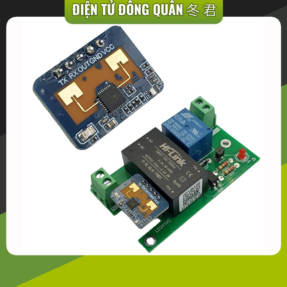 [HCM] เซ็นเซอร์ทํานายมนุษย์ HLK-LD2410C V1.0 5V เรดาร์ 24GHz