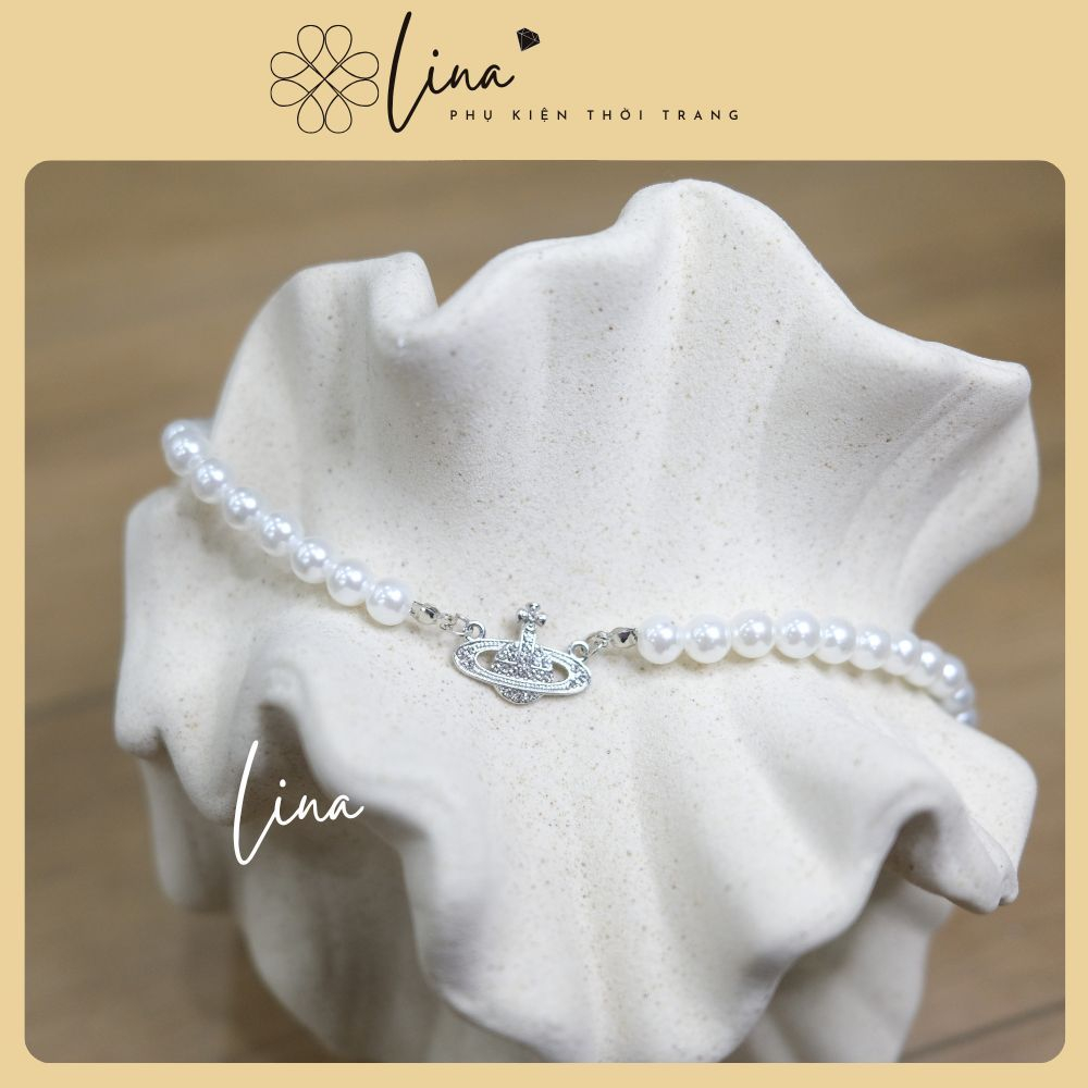 Hottrend สร้อยคอมุกเทียมหน้าดาวเคราะห์ L1 VTH27