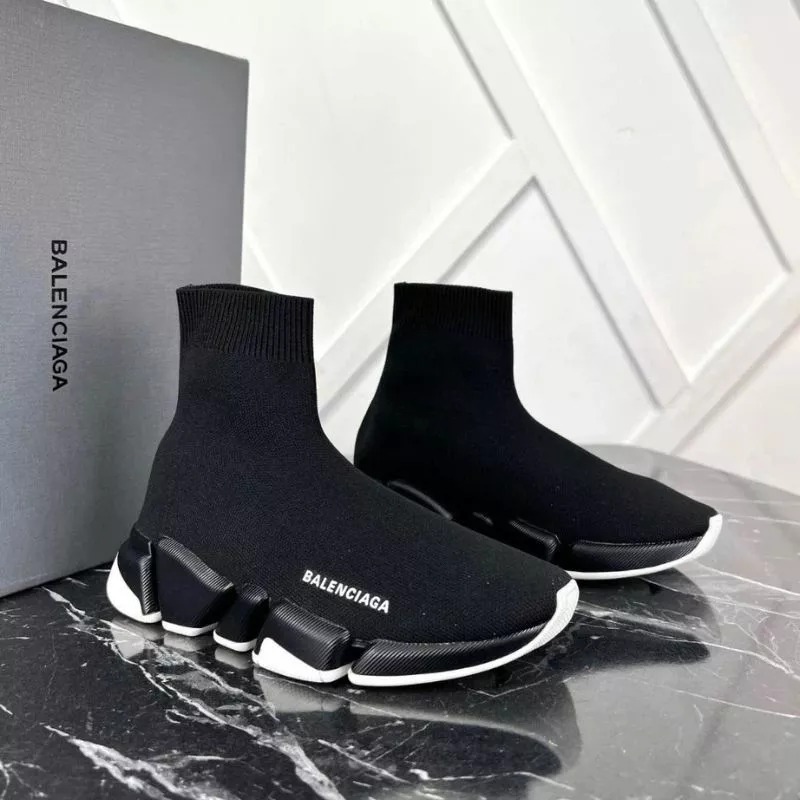 Balenciaga Speed Chunky Collar Shoes สําหรับผู้ชายและผู้หญิง, Balenciaga High Collar Split Sole Shoe