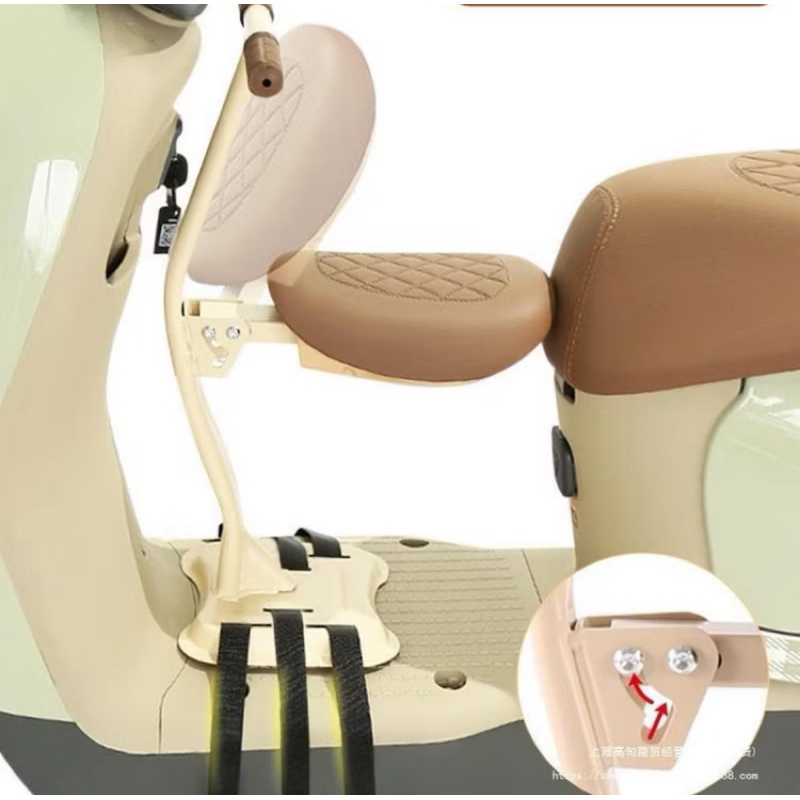 ที่นั่งเด็กรถยนต์ไฟฟ้า (พับได้) Miashop yadea IGo I6 I8 Pega