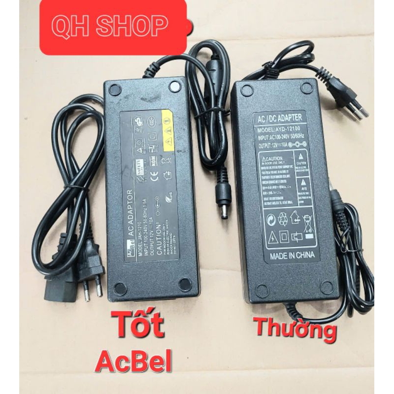 แหล่งจ่ายไฟ Acbel 12V /10A ของแท้พร้อมไฟแสดงสถานะ, 12V 10A, อะแดปเตอร์ไฟ 12v -10A หลัก
