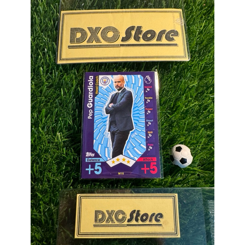 [ ของแท้ ] - HEAD COACH - TOPPS MATCH ATTAX EXTRA 2016/2017 - PEP GUARDIOLA (MANCHESTER CITY)