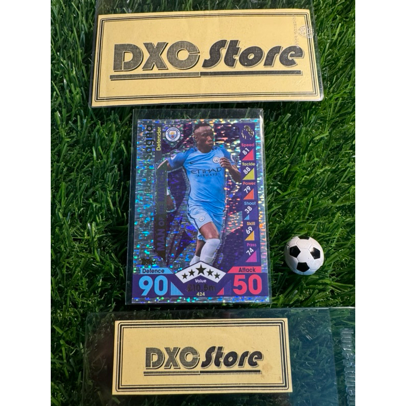 [ ของแท้ ] - MAN OF THE MATCH - TOPPS MATCH ATTAX 2016/2017 - BACARY SAGNA (MANCHESTER CITY)