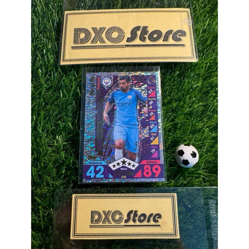 [ ของแท้ ] - MAN OF THE MATCH - TOPPS MATCH ATTAX 2016/2017 - NOLITO (MANCHESTER CITY)