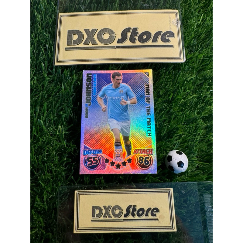 [ ของแท้ ] - MAN OF THE MATCH - TOPPS MATCH ATTAX 2010/2011 - ADAM JOHNSON (MANCHESTER CITY)