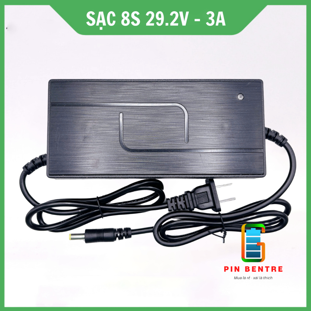 29.2V - 3A เครื่องชาร์จสําหรับแบตเตอรี่เหล็ก 8S 3.2V (LFP) พร้อมพัดลมระบายความร้อน