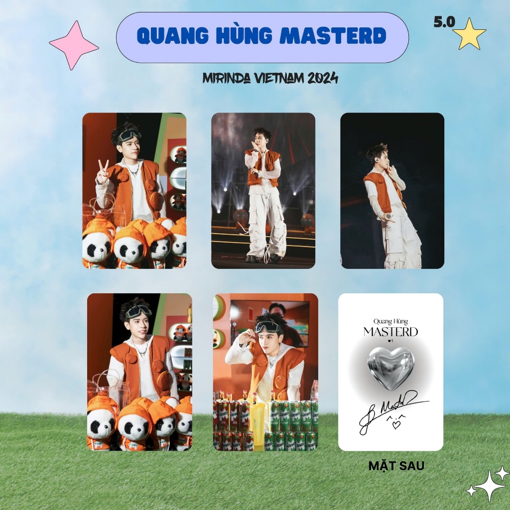 [UNOFF] การ์ดมุมกลม QUANG HUNG MASTERD- MIRINDA VIETAM 2024 - การ์ดมุม Unofficial - เคลือบด้าน 2 ด้า