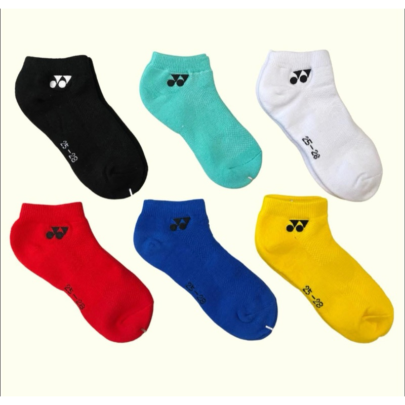 ถุงเท้าข้อสั้น Yonex ถุงเท้า Yonex สี ถุงเท้ากีฬา Yonex สั้นสี ถุงเท้ากีฬา Yonex ถุงเท้ากีฬา Pickleb