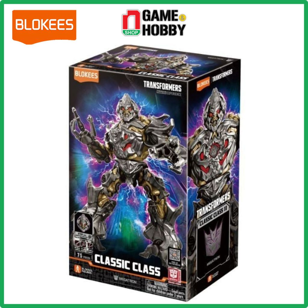 Transformers Classic Class 10 Movie 1 Megatron Model Kit Blokees