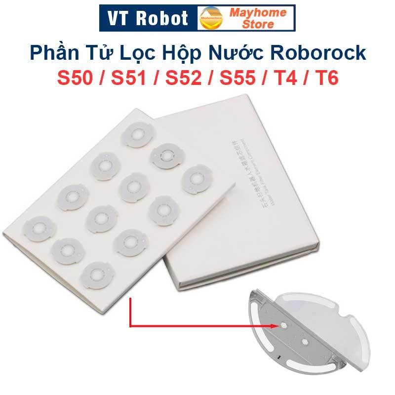 Roborock Gen2, S5, S50, S51, S52, S55, T4, T6 Water Box Filter Element เปลี่ยนเมื่อน้ําไม่ทะลุซับ/