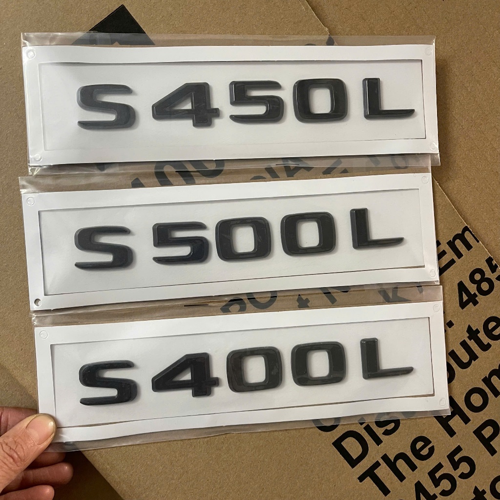 จดหมายชุบ S500 ตัวอักษร S500 amg, โลโก้ S500, แสตมป์ s500l [otobay]