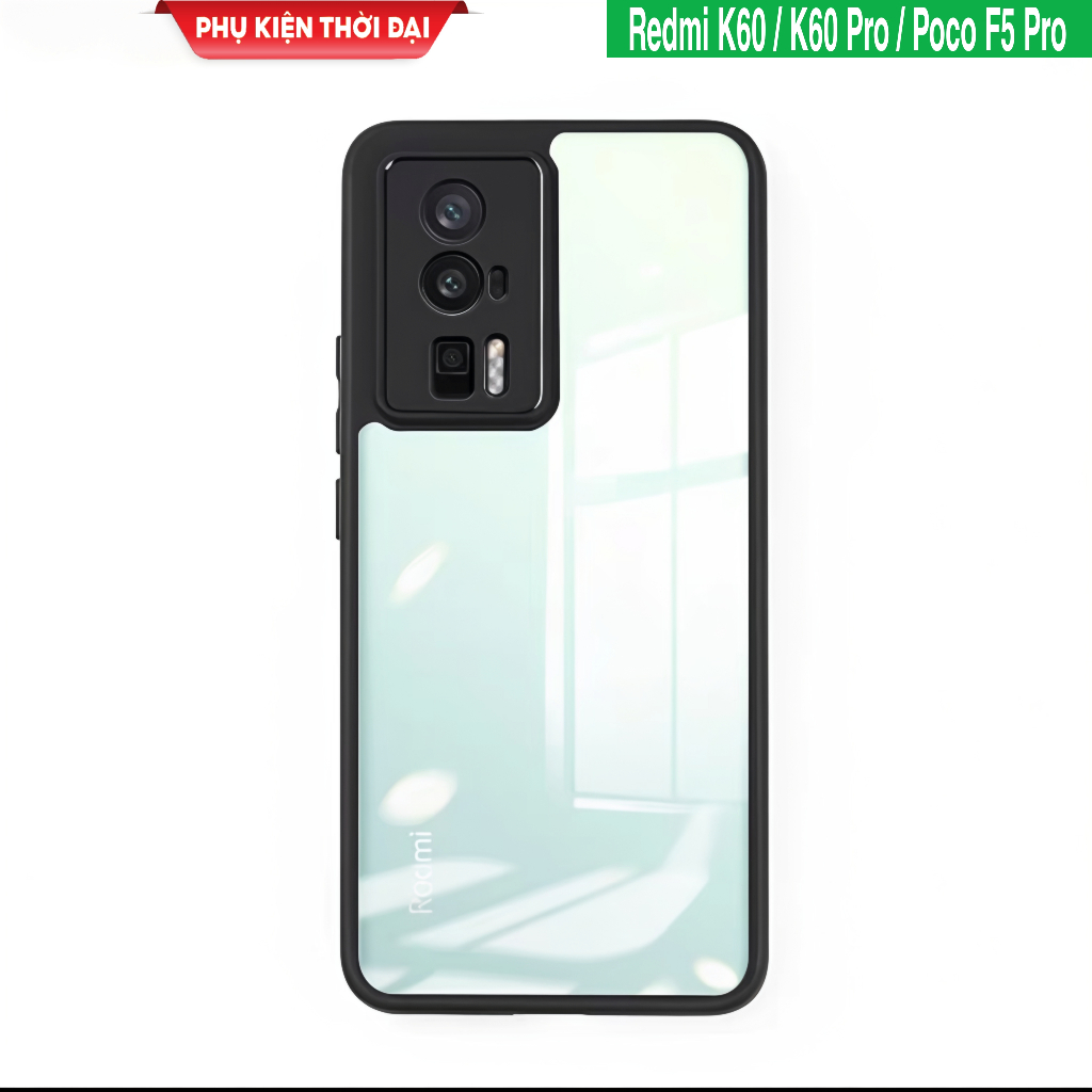 Poco F5 Pro / Redmi K60 / K60 Pro เคสโทรศัพท์กันกระแทกด้านหลังด้านในแบบยืดหยุ่น
