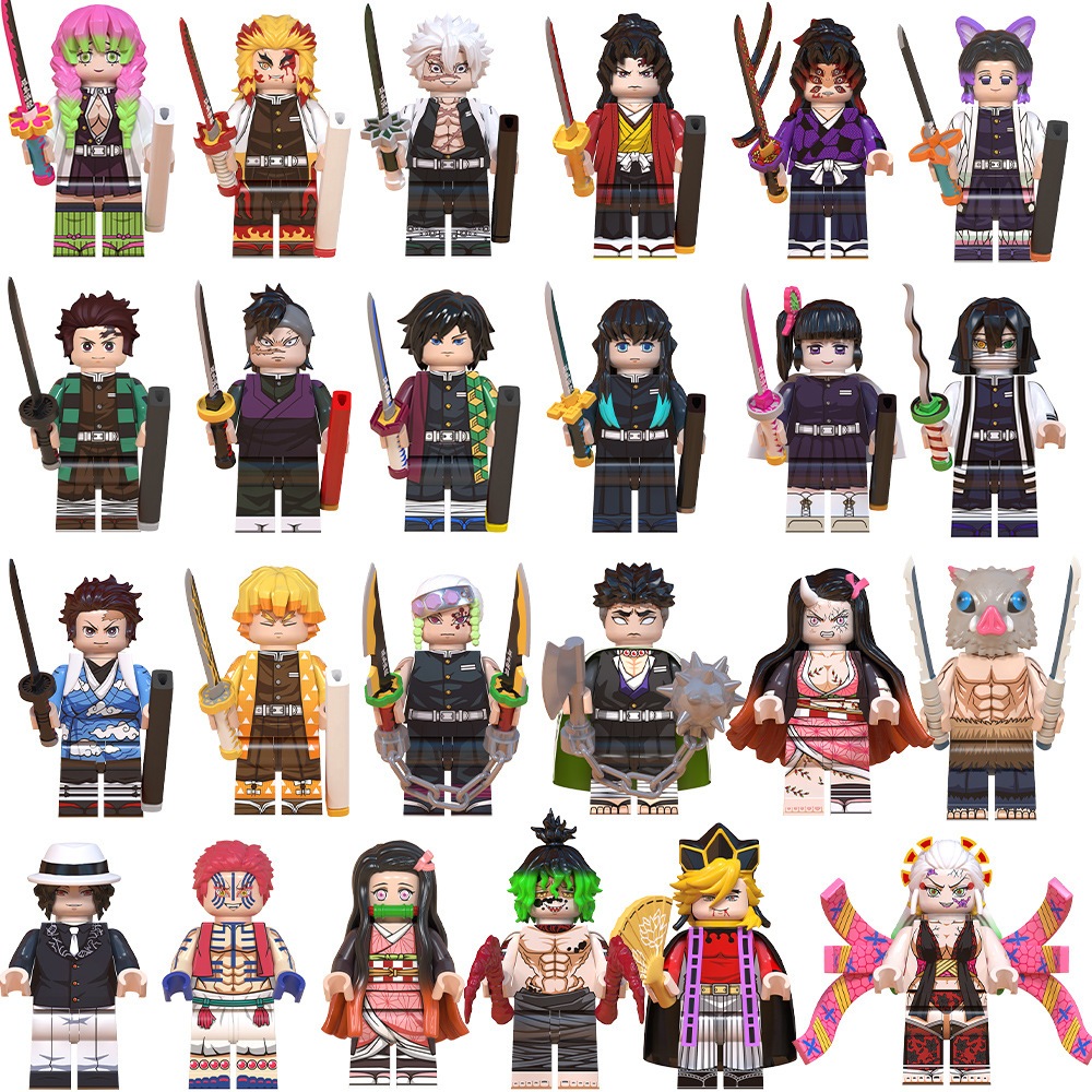 Demon Slayer, Demon Slayer, Tanjirou, Nezuko, Anime Demon Slayer, Minifigures Demon Slayer
