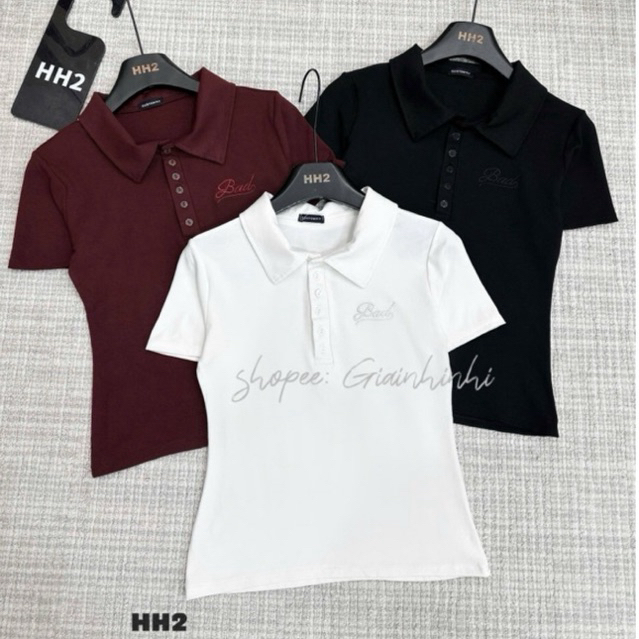 เสื้อโปโล คอปกกระดุม คุณภาพมาตรฐาน ทรงสวย AT6603-H3TH - NhiNhi Shop
