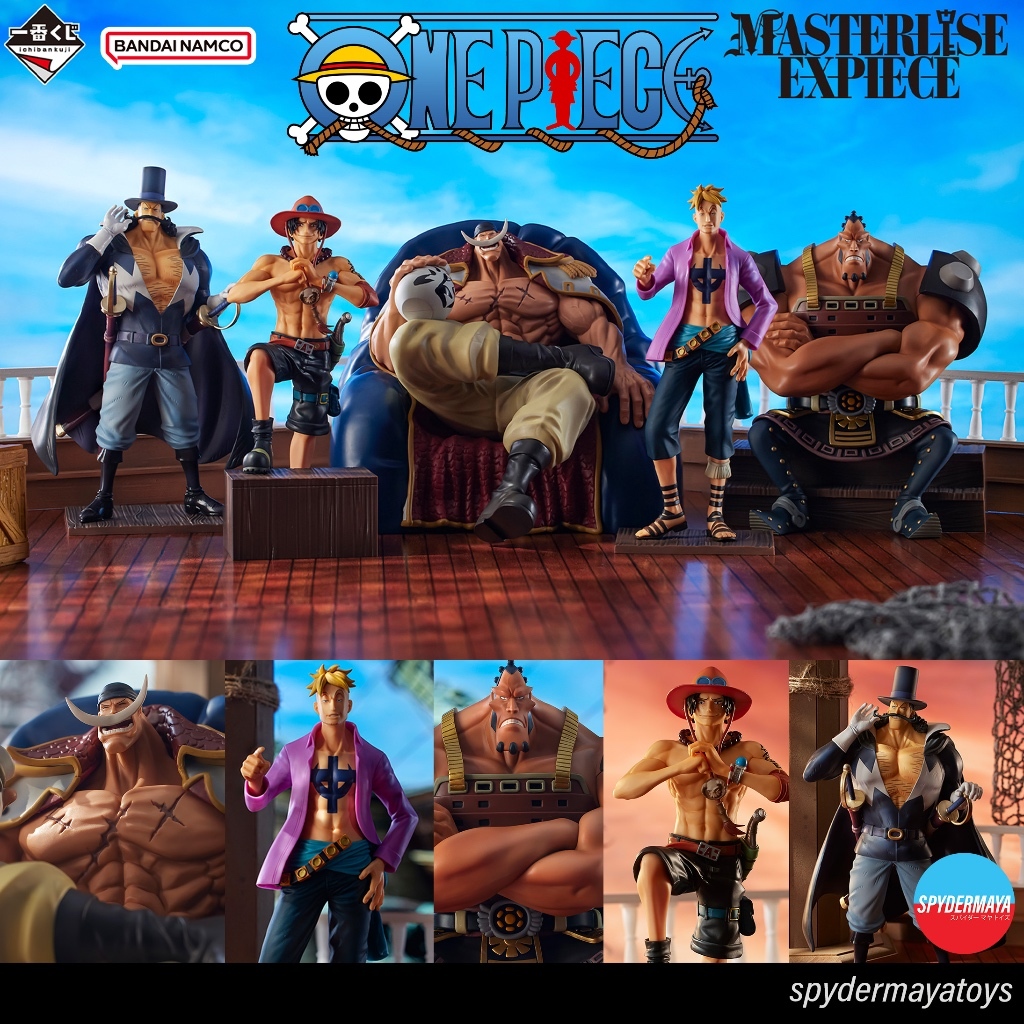 Pirates, Ace, Marco, Jazu, Vista [IchibanKuji] โมเดล Bandai ของแท้ในประเทศญี่ปุ่น