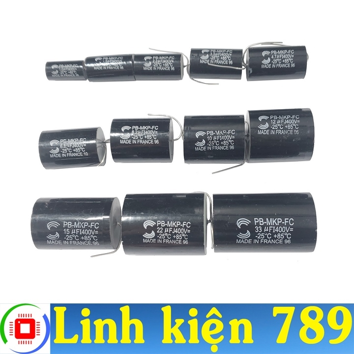 ตัวเก็บประจุครอสโอเวอร์ลําโพง BP-MKP-FC Capacitor MKP Capacitor 6.8 - 33uF Capacitor 400V