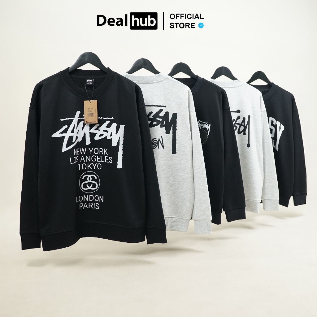 Stussy Sweater Full Pattern Oversize Digital Print