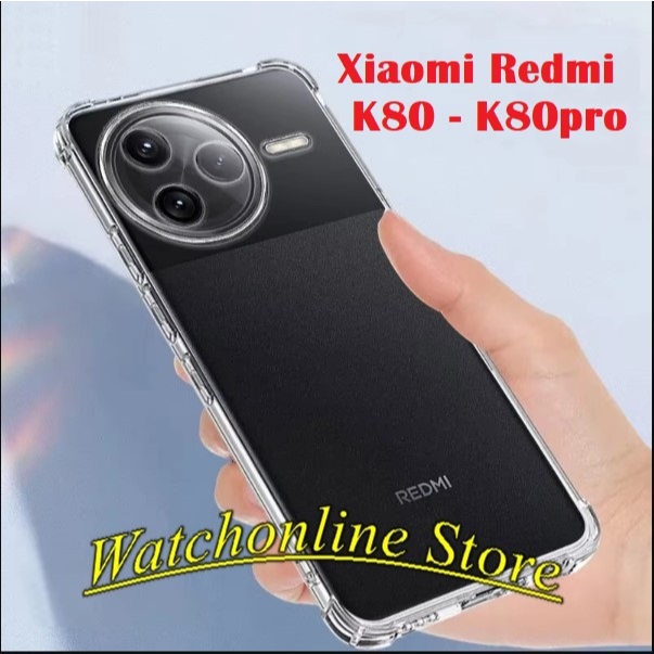 เคสกันกระแทกสําหรับ Xiaomi Redmi K80 Pro 5G K80pro K80 โปร่งใส