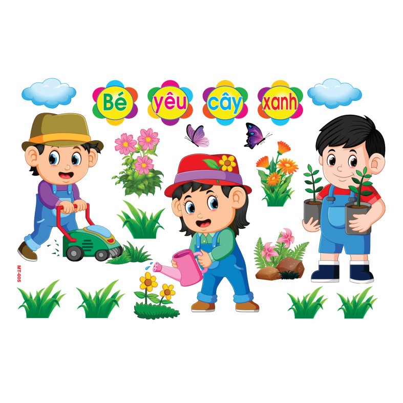 รูปลอกก่อนวัยเรียน - NATURE CORNER MT-005 ขนาดใหญ่ 122x80