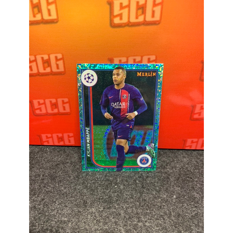 การ์ดฟุตบอล Topps Merlin Kylian Mbappe /199