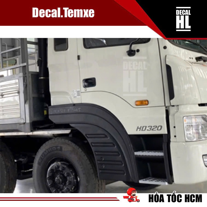 สติ๊กเกอร์ HD320 สําหรับรถยนต์ Hyundai สติ๊กเกอร์ติดรถบรรทุก ความละเอียดสูง 320