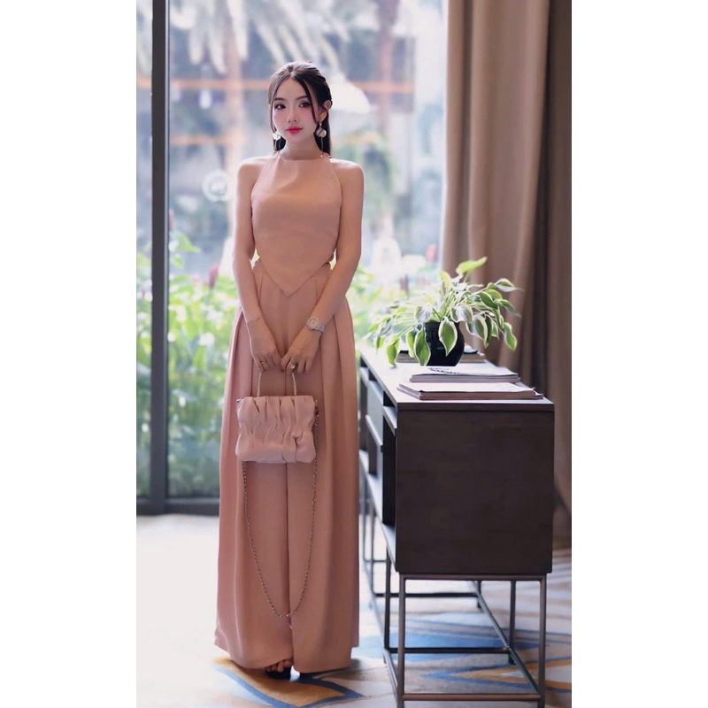 HTB STORE - แฟลช MANGO LIGHTNING WIDE-LET PANTS BIRDS COOL SHIRT สําหรับ GOING OUT และได้ยินใน EXTRE