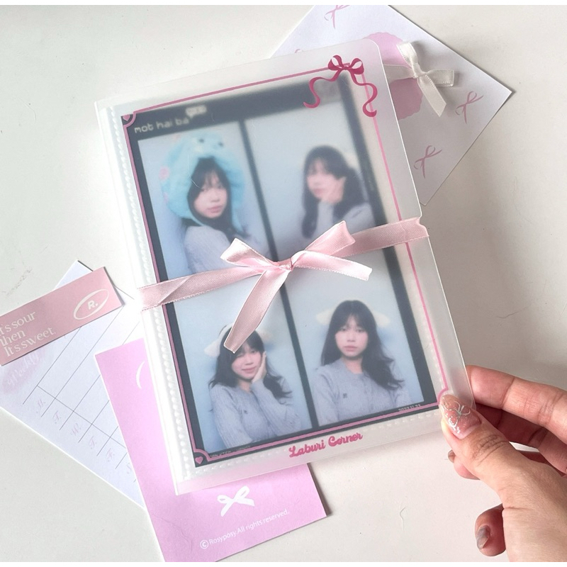 PHOTOBOOT ALBUM PHOTOBOOTH PHOTOSTRIP อัลบั้มรูปสําเร็จรูป 4 ตัด