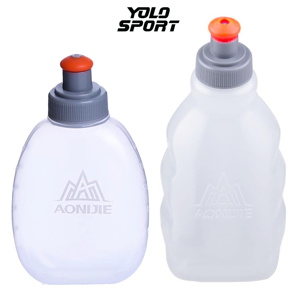 Aonijie เข็มขัดวิ่งขวดน้ํา SD05-170ml SD06-250ml BPA ฟรีเหมาะสําหรับหลายประเภทกีฬาเอวกระเป๋าเข็มขัด