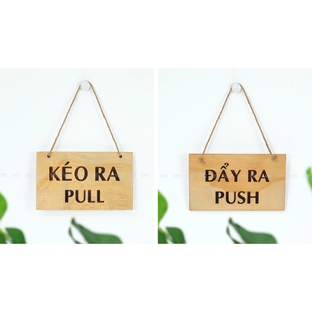 HCM HCM HCM | แผงแขวนประตูไม้ PULL - PUSH PULL - PUSH LUXI DECOR HCM