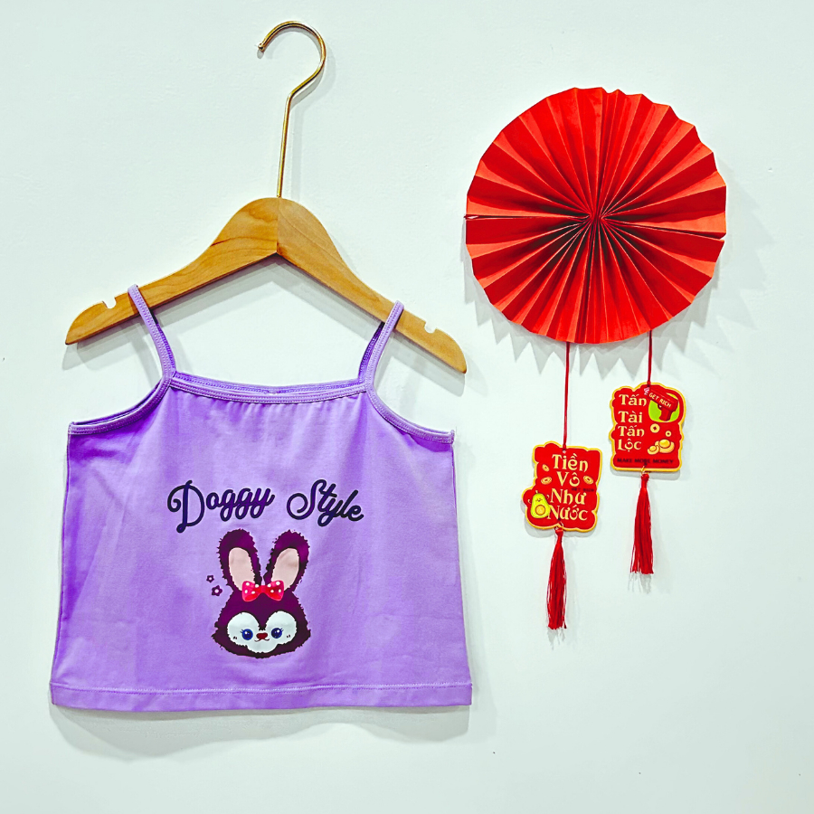 เสื้อ 2 สายสาวคอตตอน 4 ทาง สไตล์ KMART - กม08