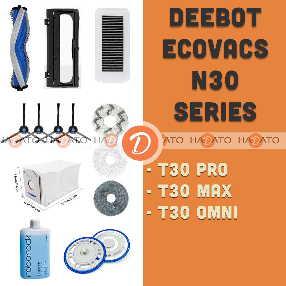 อุปกรณ์เสริมหุ่นยนต์ Ecovacs N30 Omni N30 Pro