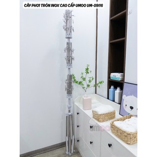 CÂY PHƠI ĐỒ ĐA NĂNG INOX ( 60 kẹp) Umoo - UM 09116