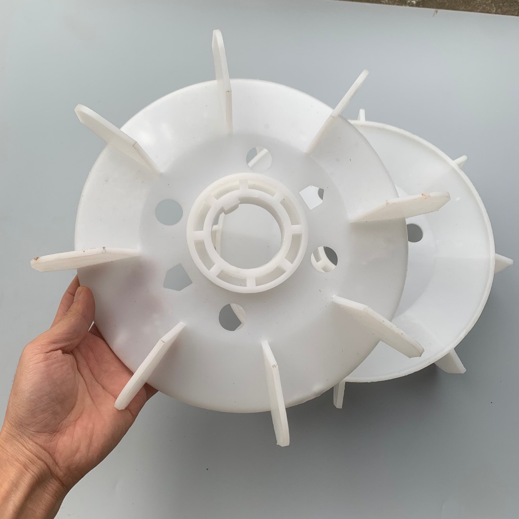 ใบพัดระบายความร้อนมอเตอร์รูเพลา 52 มม. รหัสใบพัด (Y180-2P, Y180-4.68P, Y2-180-2, Y180-468)