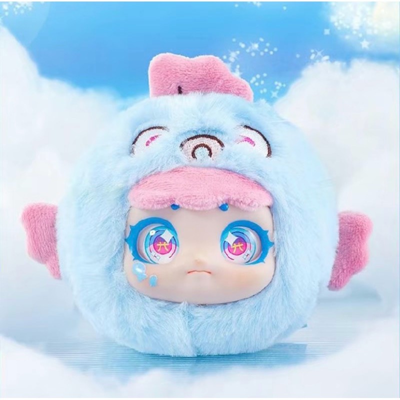 [สุ่ม] CIRCE ZIPPER BAG 12 Zodiac Signs, BLIND BOX CUTE HOTTREND TEDDY BEAR KEYCHAIN