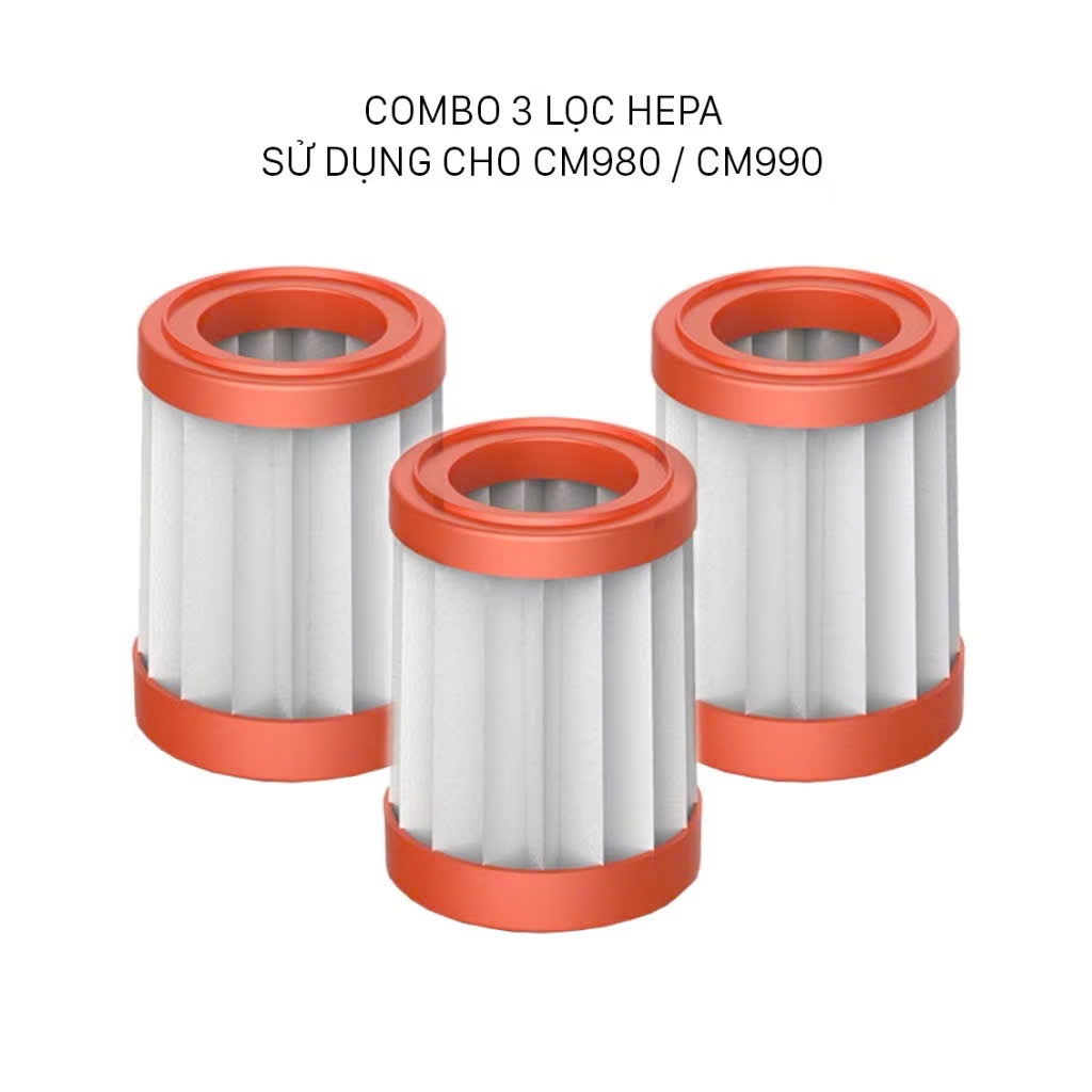 มีจําหน่ายในโกดัง Hanoi - ไส้กรอง HEPA ทดแทนสําหรับเครื่องดูดฝุ่น Deerma CM980 ของแท้