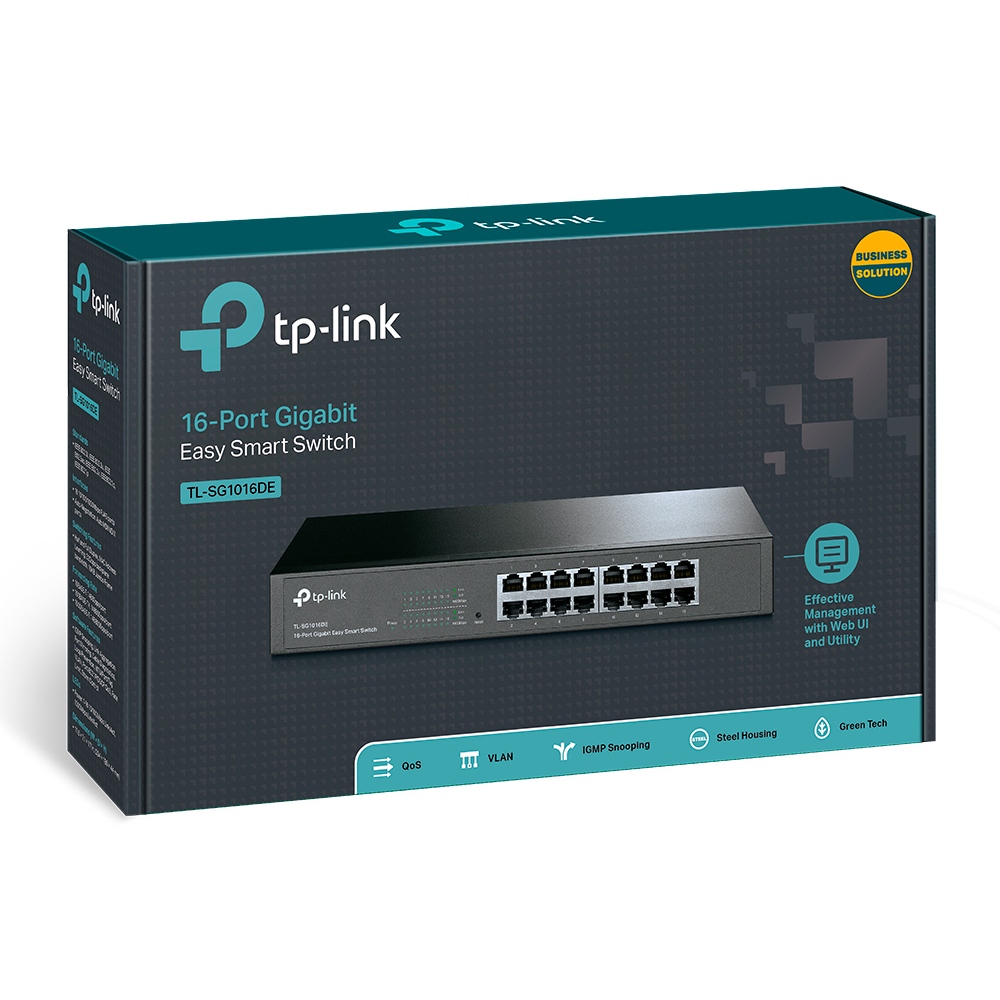 TP-Link TL-SG1016DE 16-port 10/100/1000Mbps Switch - สินค้าของแท้