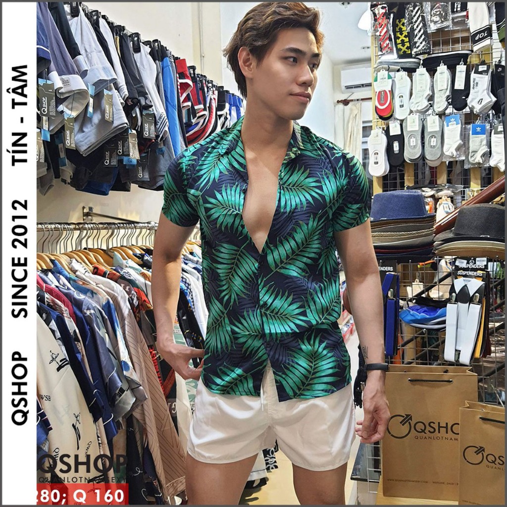 เสื้อเชิ้ตดอกไม้แฟชั่น - QSHOP BEACH PANTS SM31-SM32-SM33-SM34-SM35