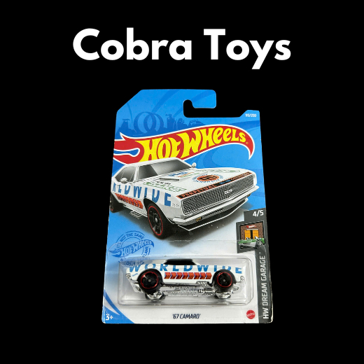 67 CAMARO (White x Blue) "Hot Wheels Dream Garage - Cobra Toys - Hot Wheels - รถโมเดลสเกล 1:64