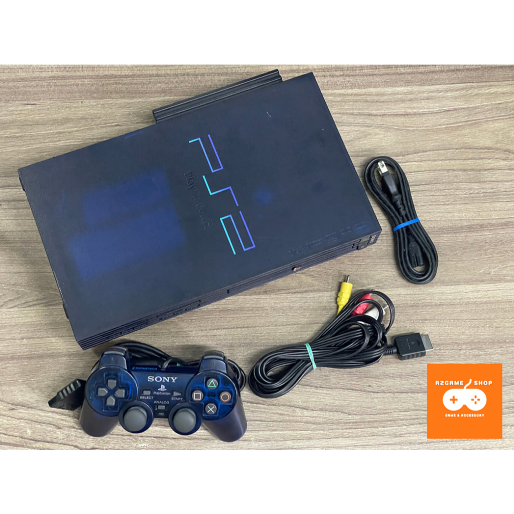 PS2 FAT SCPH-50000 คอนโซลเกม Midnight Blue