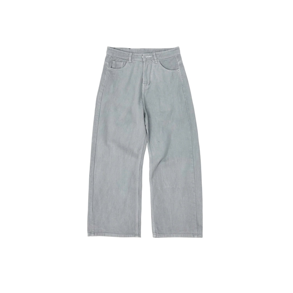 LIGHT SMOKE WIDE STRAIGHT JEANS WHOSE - กางเกงยีนส์ขากว้าง STRAIGHT Hoes Studio 1727