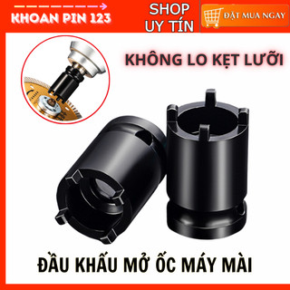 Dụng cụ đầu khẩu 1/2" mở ốc máy mài góc, máy cắt cầm tay 100mm